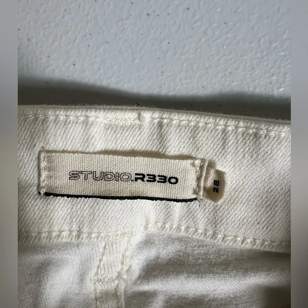 Studio R330 white skinny‎ jeans high rise 28